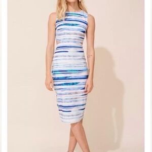 Yumi Kim Blue and White Striped Dress